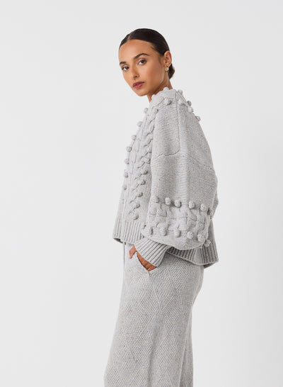Elsa Wool Knit | Grey Marle | Restock