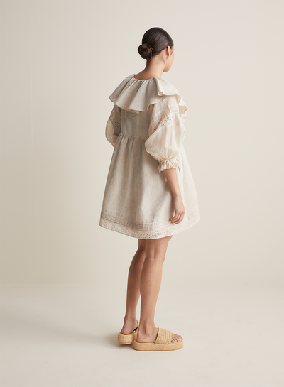 Antoinette Linen Mini Dress | Flax