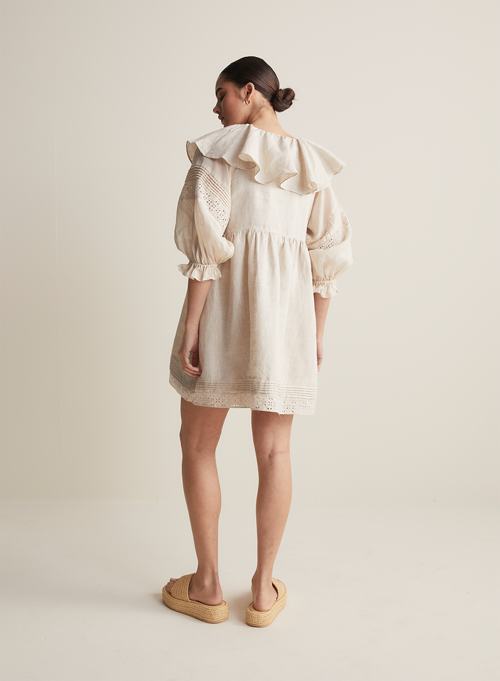 Antoinette Linen Mini Dress | Flax