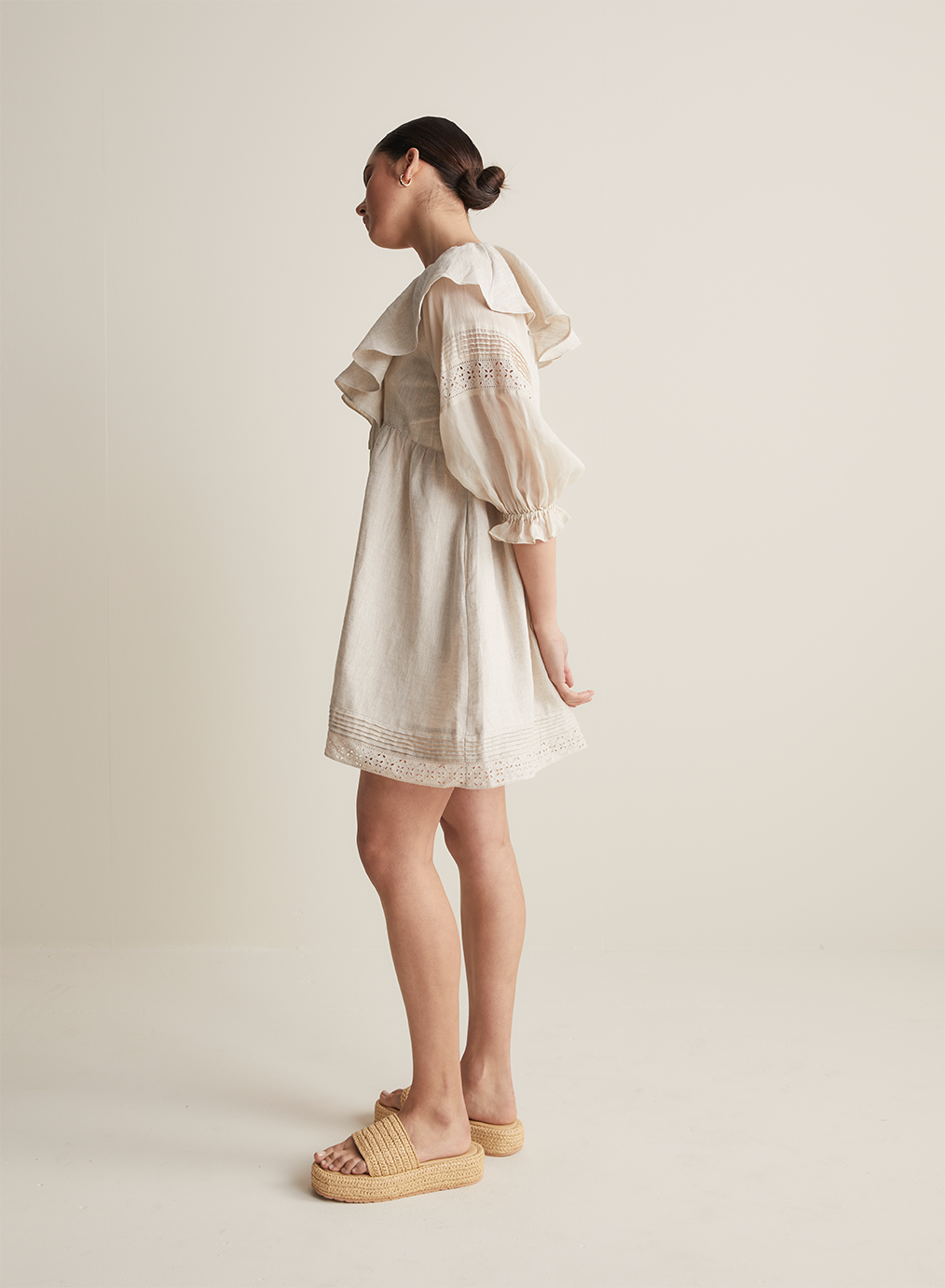 Antoinette Linen Mini Dress | Flax