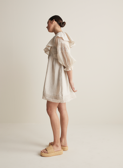 Antoinette Linen Mini Dress | Flax