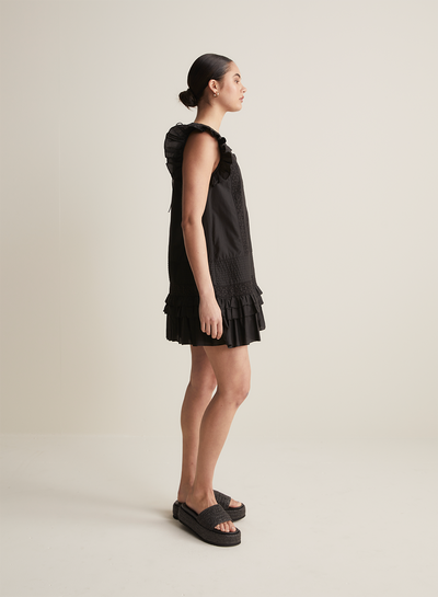 Molly Silk Cotton Mini Dress