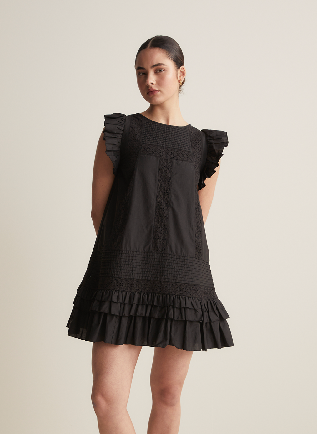 Molly Silk Cotton Mini Dress