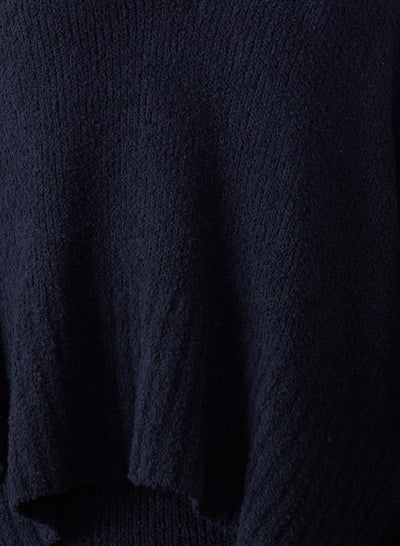 Siona Organic Cotton Cashmere Knit | Navy