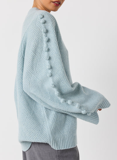 Celeste Wool Knit | Seafoam Marle