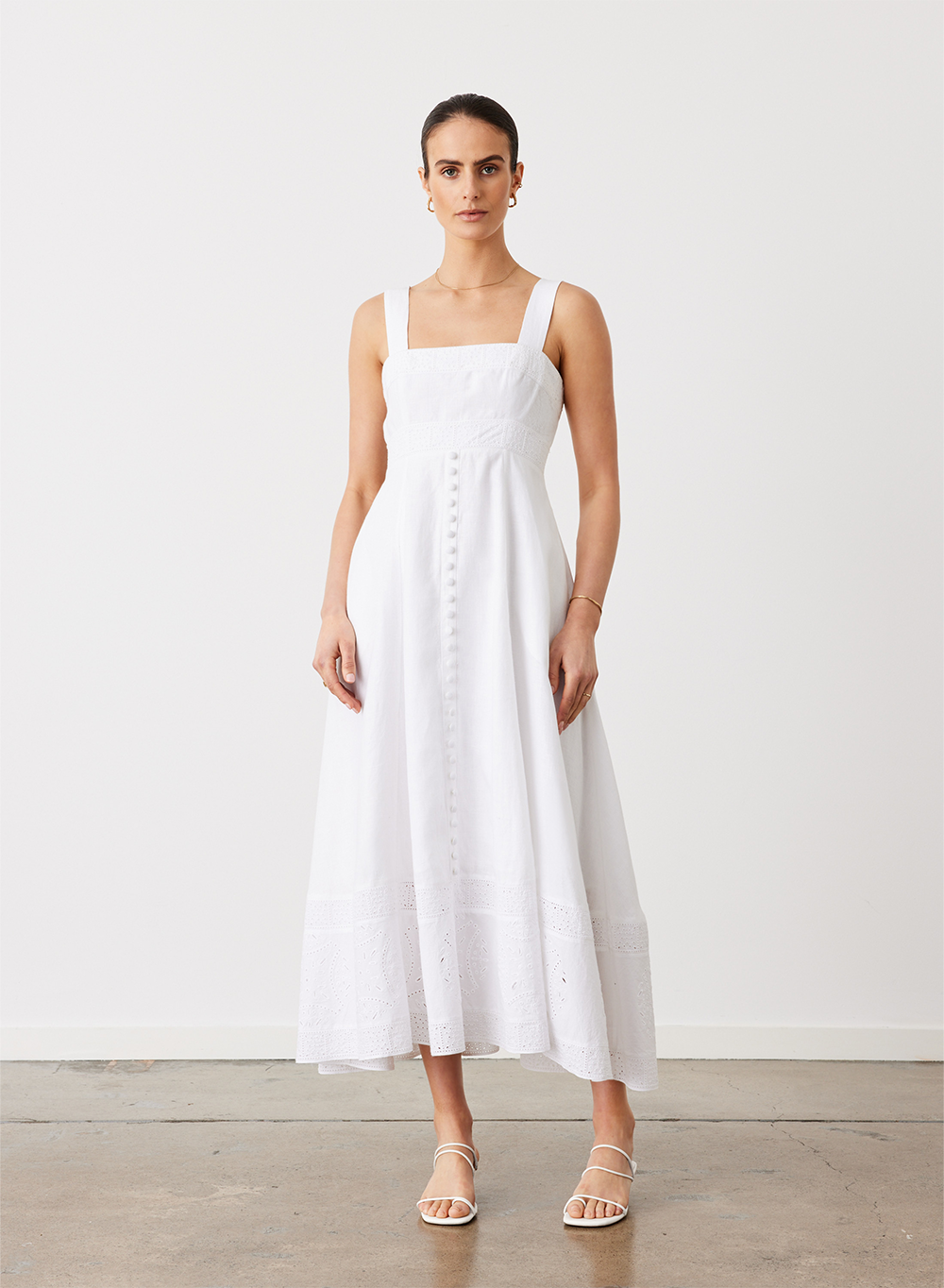 Winona Linen Midi Dress – Joslin